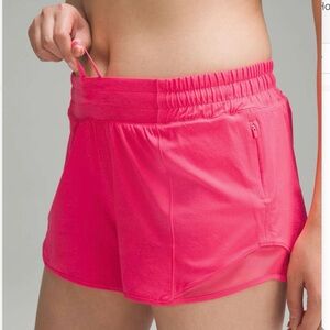 Lululemon Athletica Bright Pink Athletic Shorts
